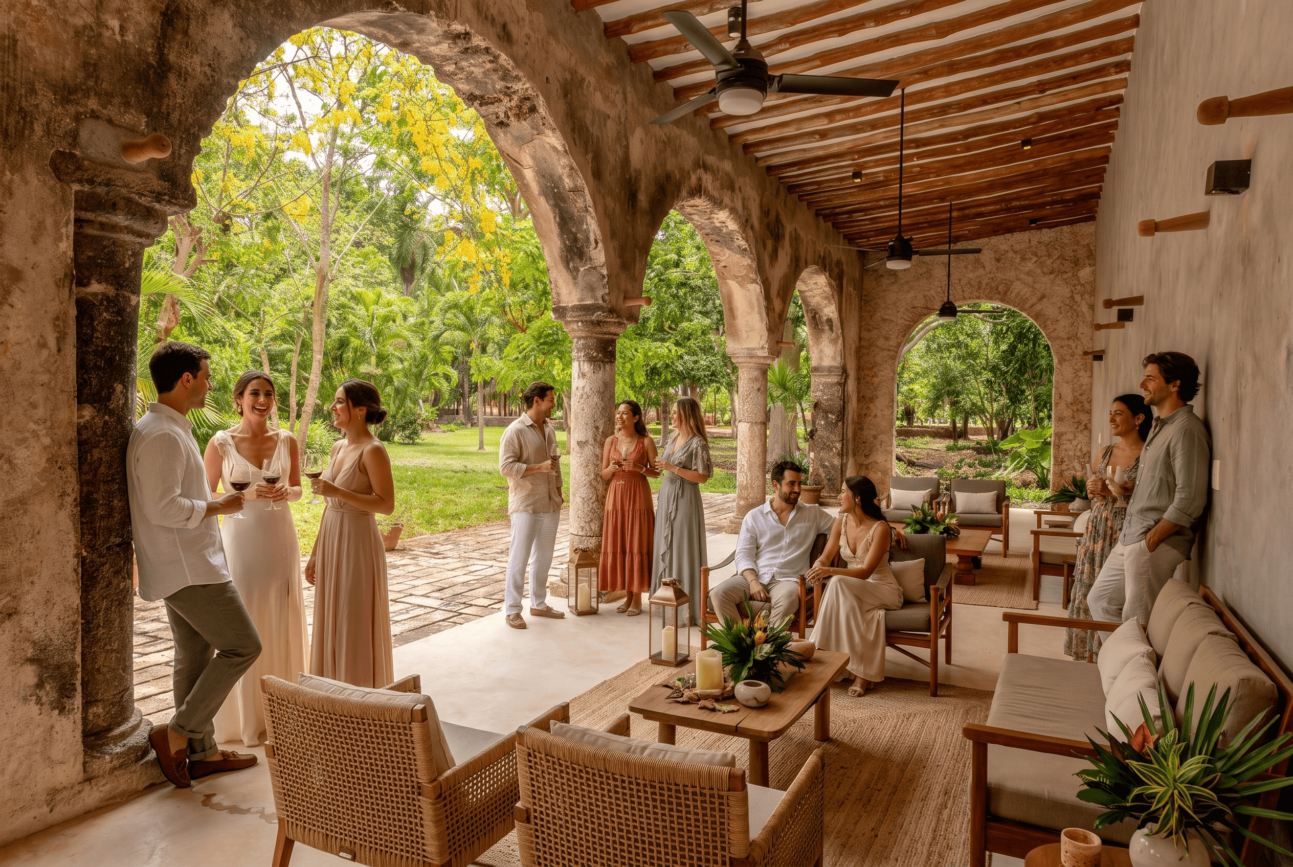 Boda real en Hacienda Zamná