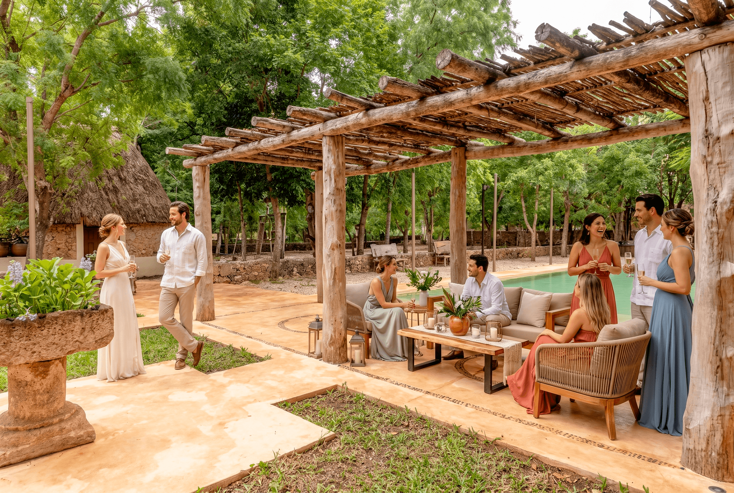 Boda real en Hacienda Zamná