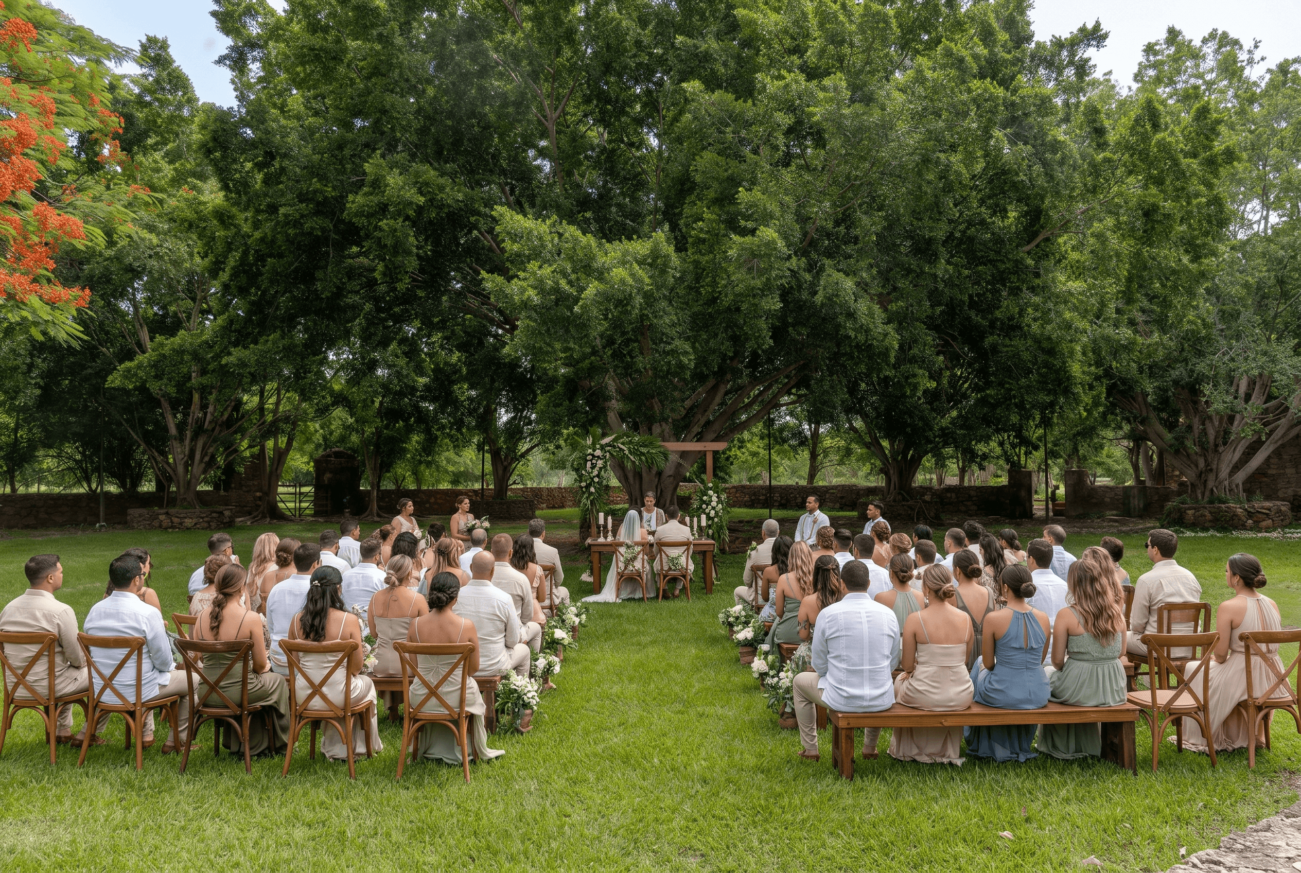 Boda real en Hacienda Zamná