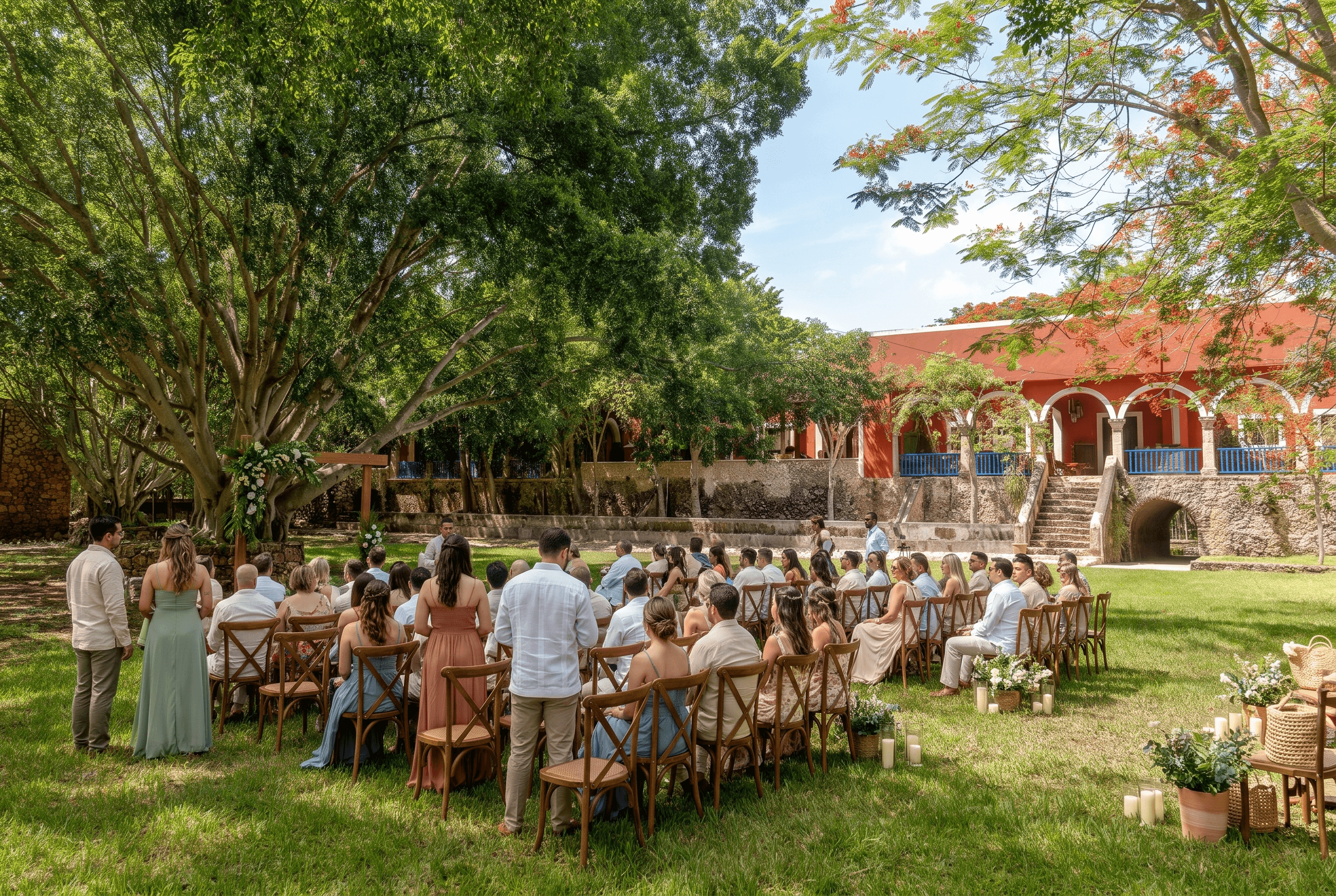 Boda real en Hacienda Zamná