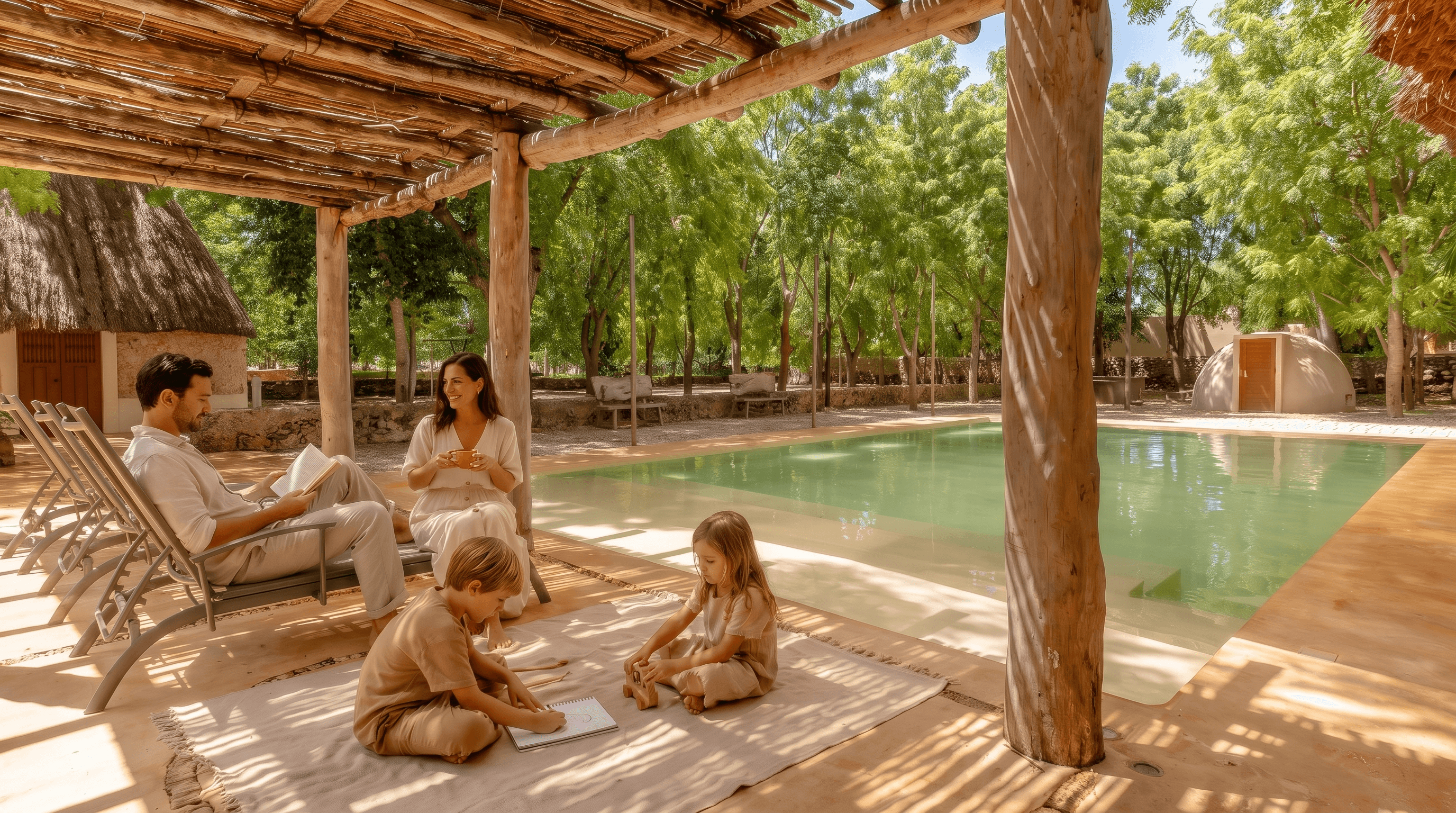 Evento social real en Hacienda Zamná