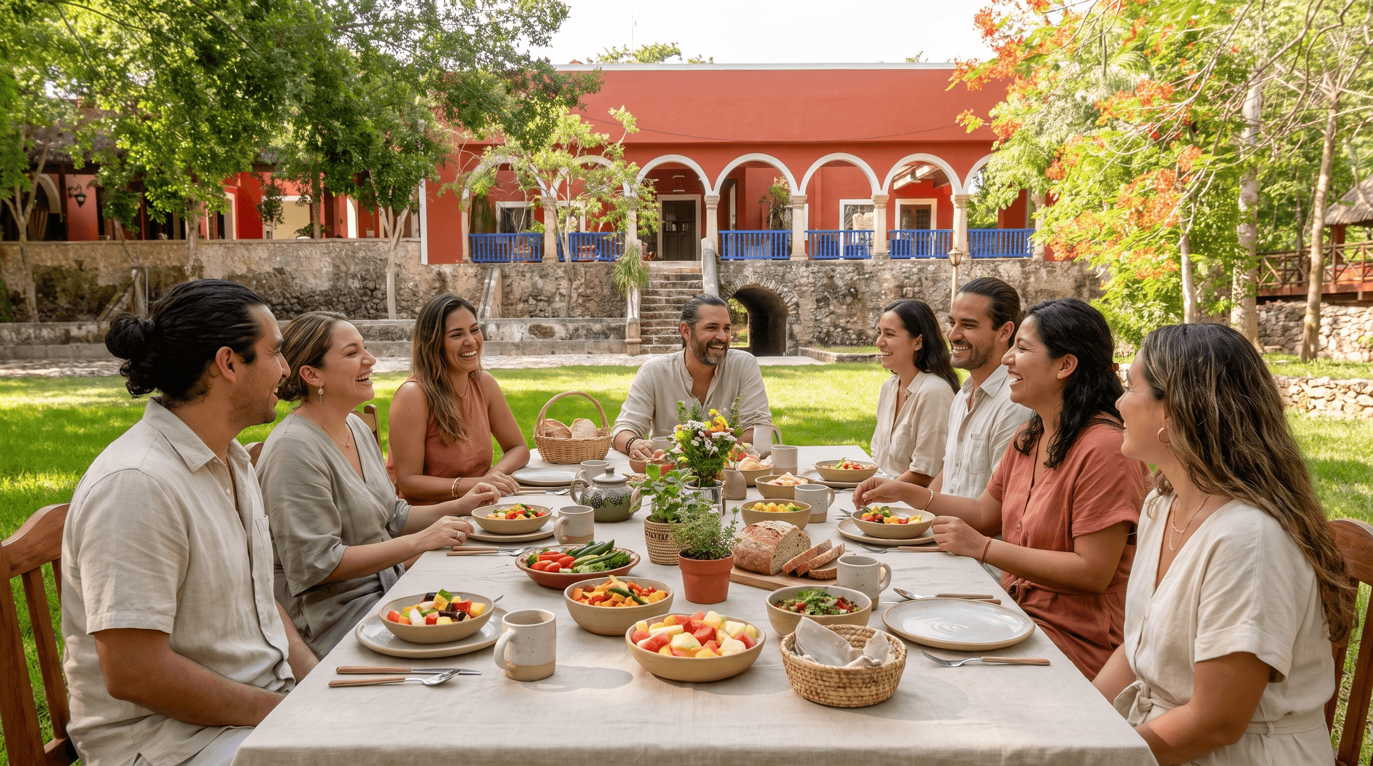 Evento corporativo real en Hacienda Zamná