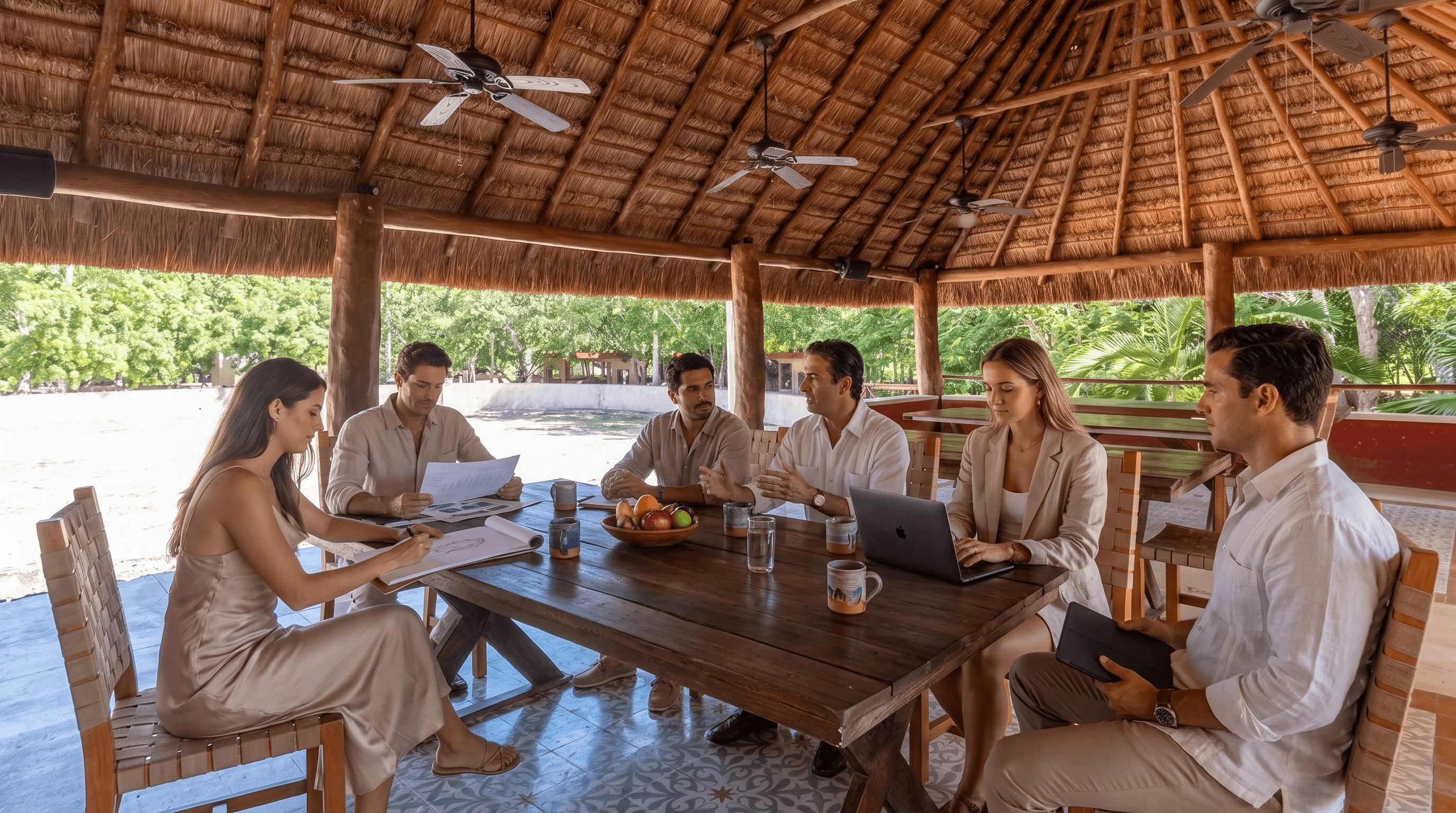 Evento corporativo real en Hacienda Zamná
