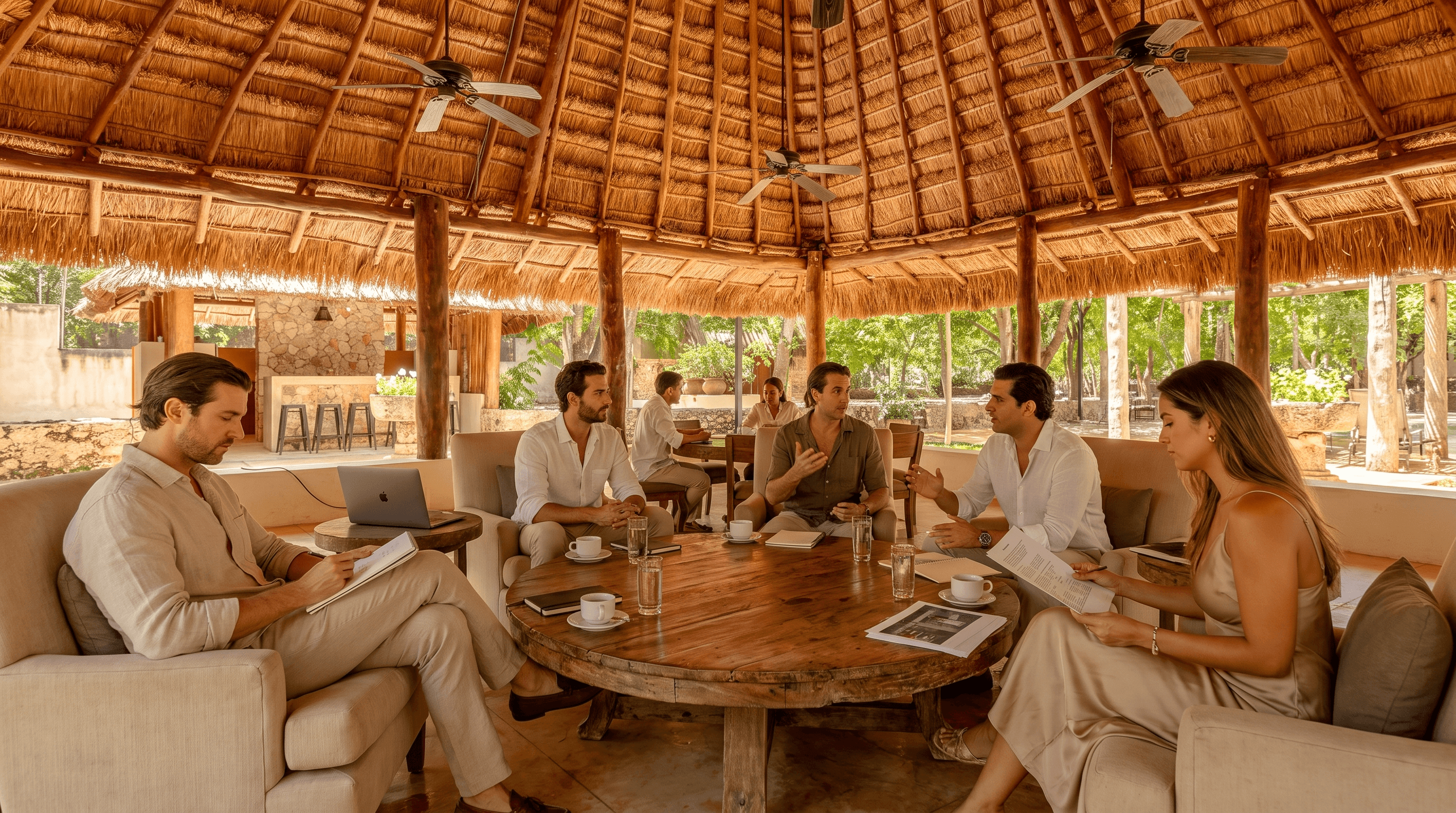 Evento corporativo real en Hacienda Zamná