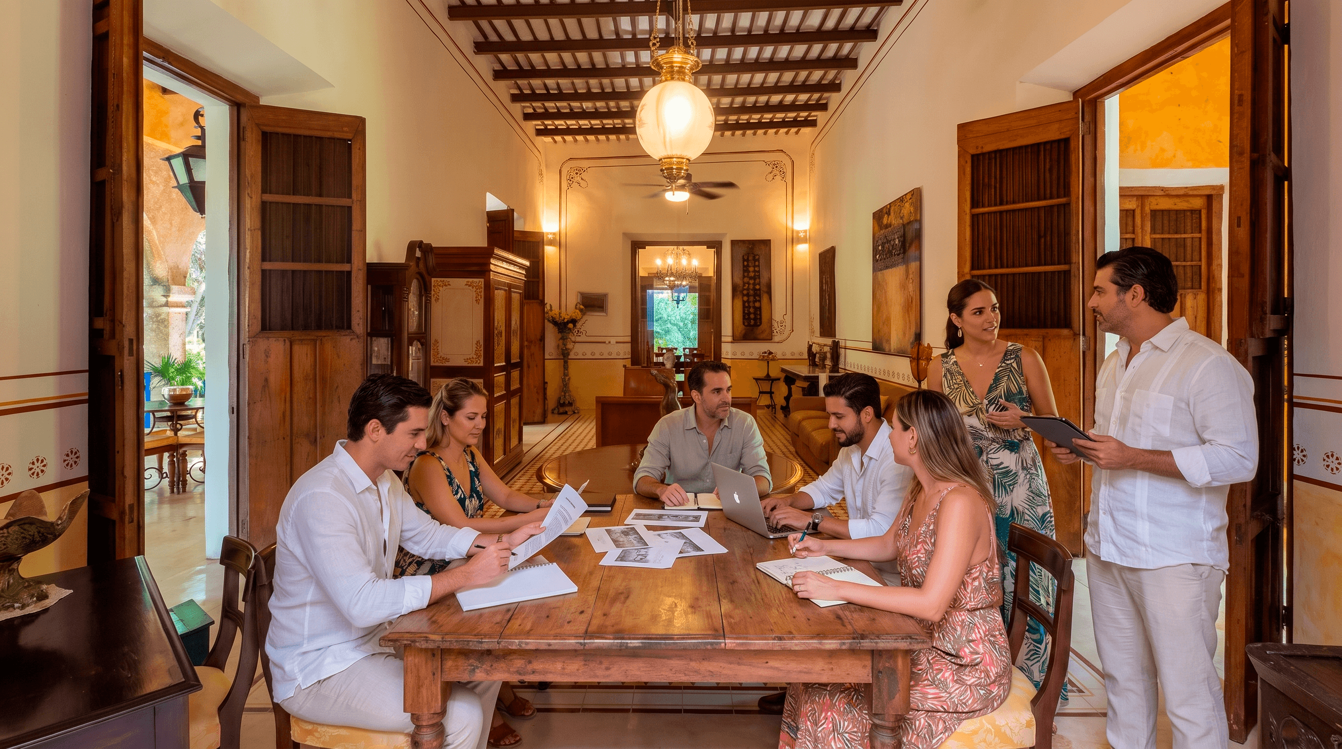 Evento corporativo real en Hacienda Zamná