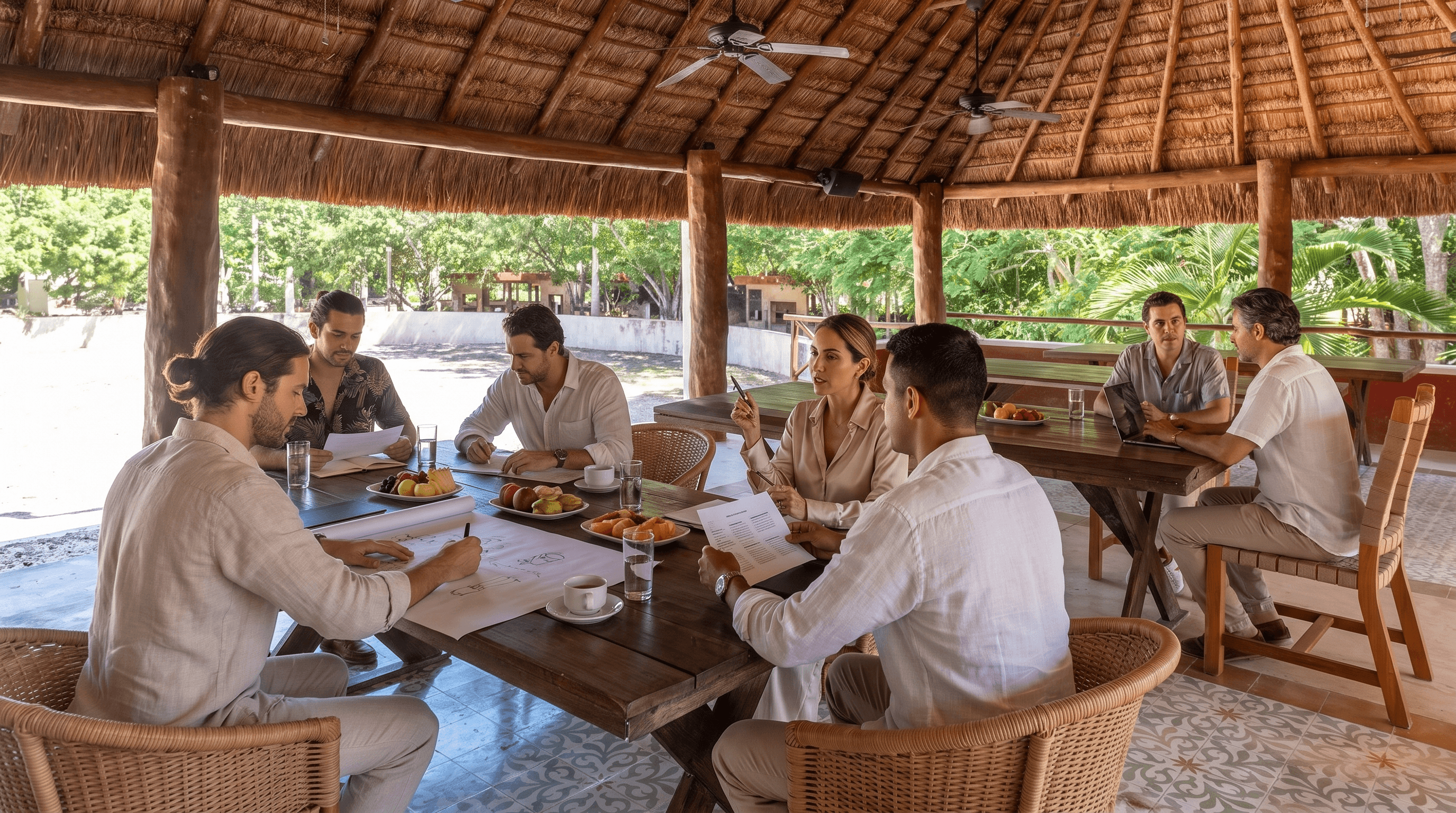 Evento corporativo real en Hacienda Zamná