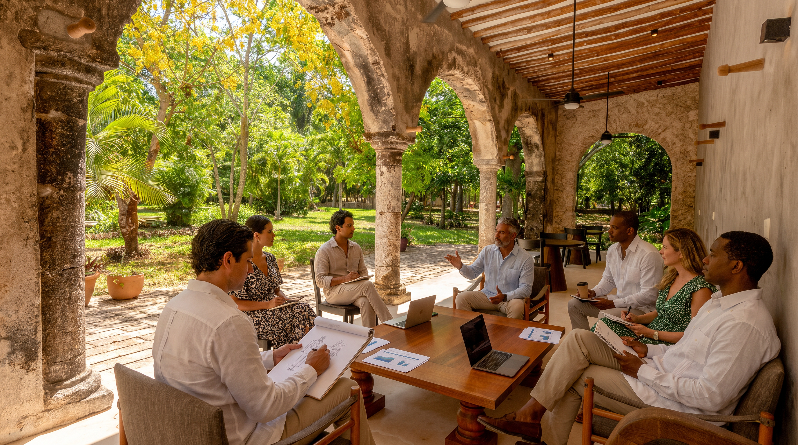 Evento corporativo real en Hacienda Zamná