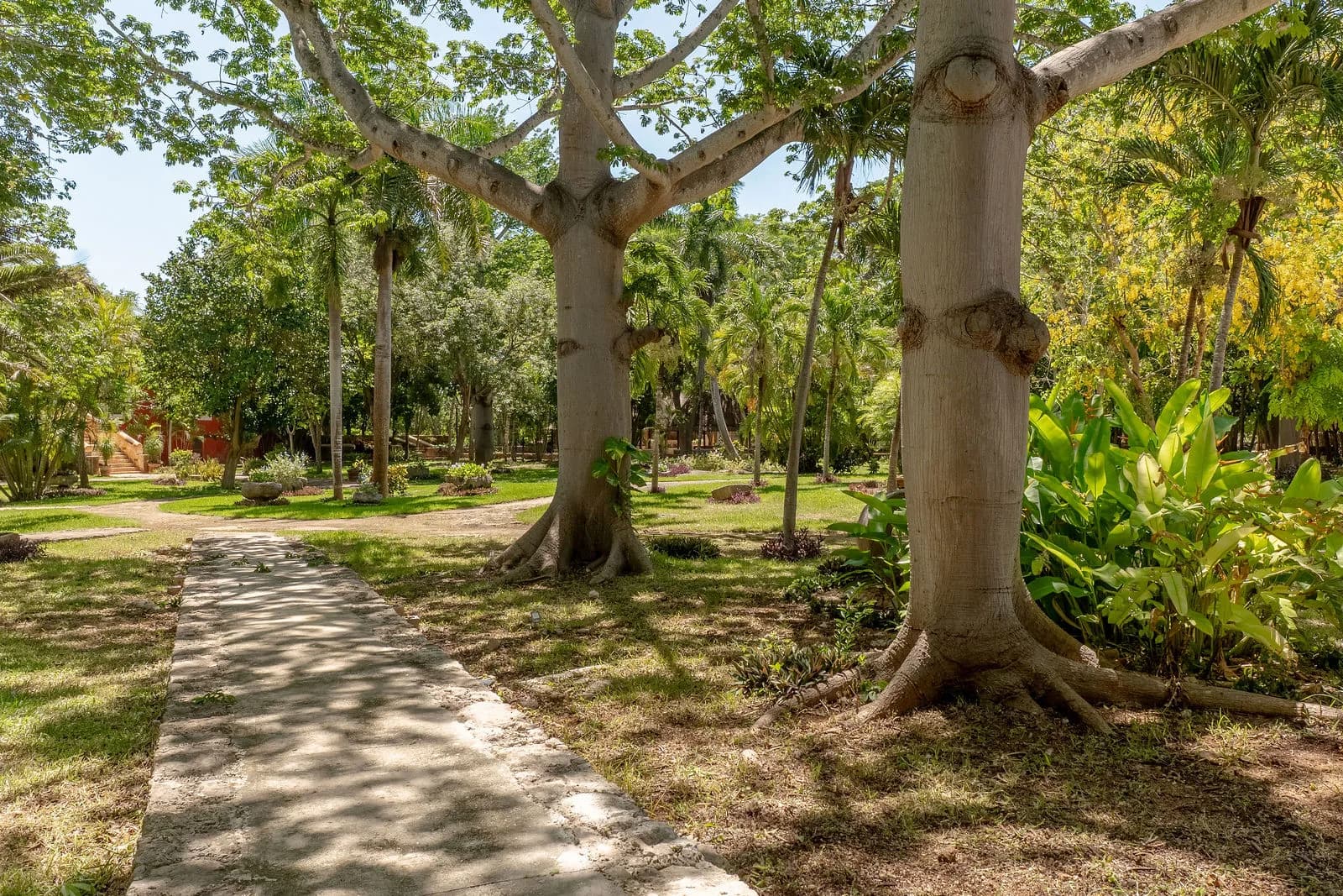 Jardines amplios